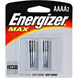 Energizer AAAA Alkaline Battery 2 Pack - E96BP2