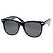 Large 55mm Polarized Lens Anti Glare Classic Horn Rimmed Style Sunglasses