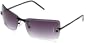 Etienne Aigner Women's Voyeur Metal Sunglasses,Black Frame/Black Gradient Lens,one size