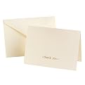 Jean M. Stamped Thank-You Notes- Cream