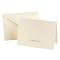 Jean M. Stamped Thank-You Notes- Cream