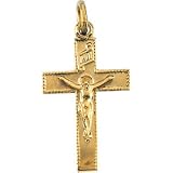 14K Yellow Gold Child's Crucifix Pendant This Item Is Approximately  0.3 grams