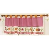 Baby Martex Raspberry Petals Window Valance by Cocalo