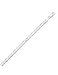 Sterling Silver 18 Inch Figaro 120 Chain Necklace - 4.5mm Wide