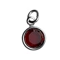 January Birthstone Charm - Hangs on Mother's Loving Embrace Pendant