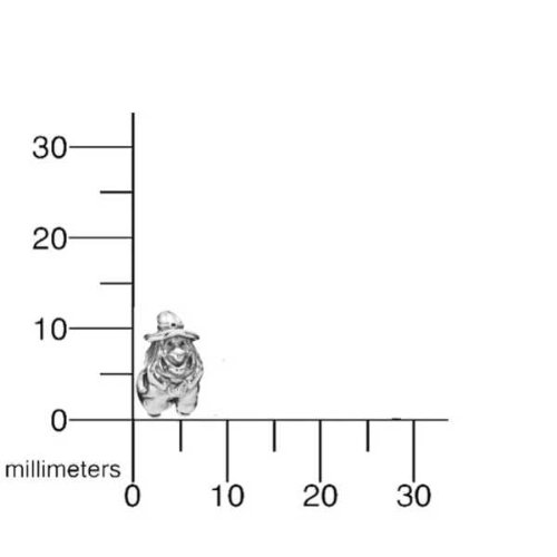 Imagen 2 de Pandora 790544 - Abalorio de mujer de plata de ley, 1 cm