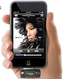 SELECT- FM-tune Transmitter with Integrated , LCD Screen , Black for Apple iPhone 4gb , 8gb , 16gb , iPhone 3G , Ipod Touch , iPod Nano , IPod Classic