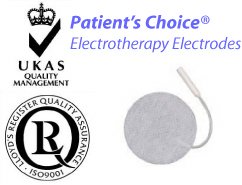 Patient's Choice Clinical Grade TENS Electrodes, 2 in. Round: 20 pack