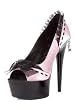6 Inch Stiletto Satin And Lace Open Toe Pump Women'S Size Shoe With 2 Inch Platform