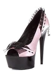 6 Inch Stiletto Satin And Lace Open Toe Pump Women'S Size Shoe With 2 Inch Platform