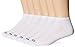 PEDS Men's 6 Pack Cushion No Show Socks with Coolmax