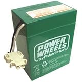 POWER WHEELS BY FISHER PRICE 6 VOLT GREEN BATTERY