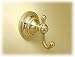 Tiara Collection Robe Hook - Polished Brass