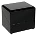 Rapport W108 Ebony Single Watch Winder with Grey Interior