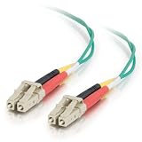 Cables To Go 37650 LC/LC Plenum-Rated Duplex 50/125 Multimode Fiber Patch Cable (1 Meter, Green)