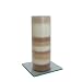 Vanilla and Toffee Scented Pillar Candle – 7.5″