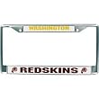 Washington Redskins Chrome License Plate Holder