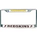 Washington Redskins Chrome License Plate Holder