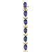 14K Yellow Gold Sapphire and Diamond Bracelet (ALSO AVAILABLE WITH OTHER GEMSTONES)