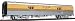 Walthers HO Scale Streamlined Pullman-Standard 72' Baggage Car - Ready To Run - Denver And Rio Grand