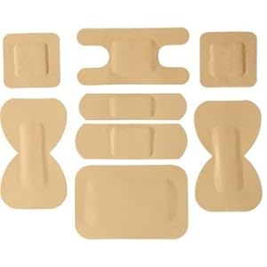 Sortierte extra starke Pflaster - wasserfest Plastik Putze (100 Stück