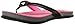 adidas Performance Women's Supercloud Plus Thong W Athletic Sandal,Black/Solar Pink/Grey,6 M US