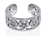 Sterling Silver Attractive Cute Stars Toe Ring