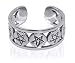 Sterling Silver Attractive Cute Stars Toe Ring