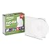 DVD-RW Discs, 4.7GB, 2x, w/Slim Jewel Cases, Silver, 10/pack