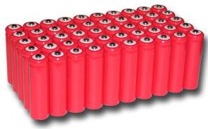 NiCd Rechargeable Cell: AA 1000 mAh Batteries - Button Top- for solar garden light (50Pcs)