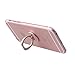 BENTOBEN Phone Stand Multi-Angle 360 Rotation 3D Alloy Portable Ring Stand for iPhone6/6S -Rose Gold