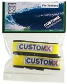 CUSTOM X SWIM FIN TEATHERS YELLOW