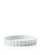HIC 9.5" x 1.5" Round Quiche Dish, White