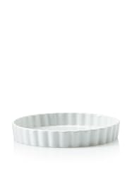 HIC 9.5" x 1.5" Round Quiche Dish, White