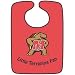 Maryland Terrapins Two-Toned Snap Baby Bib