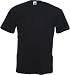 Fruit of the Loom plain t-shirt Black XXXL (50 - 52 inch chest)