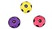 SPOT Latex Soccer Ball Dog Toy – 2in, Assorted Colors, Durable 100% Latex with Loud Squeaker, Fun Indoor & Outdoor Toy for Small Dogs & Puppies to Chase, Fetch, Chew & Play