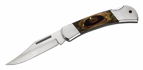 Herbertz-Couteau Pliant de Poche HERBERTZ 214111 - Lame Acier Inox - Manche 11 cm Pacca Marron
