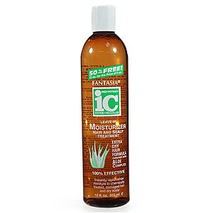 Huge save onprotein in shampoo Fantasia Leave in Treatment Moist Aloe Complex 12 oz.
