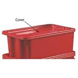 Fiberglass Tote Lid 20 12x12 78 Red