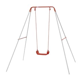 Plum Metal Single Swing Set