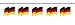 Wimpelkette Deutschland 10 M. Fanartikel Fu�ball