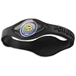 Power Balance Silicone Wristband Black with Black - LARGE