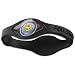 Power Balance Silicone Wristband Black with Black - LARGE