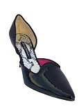 BEVERLY FELDMAN Attention Shoe in Black Patent