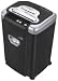 Fellowes MS-460Cs Microshred Aktenvernichter DIN Sicherheitsstufe 4 Partikelschnitt, 10 Blatt, Schwarz/Silber