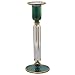 Ribbed Hand-Engraved Glass Candle Stick Holder - PG903