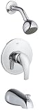 Grohe 35 012 001 Eurosmart Tub/Shower Combination PBV Trim, StarLight Chrome