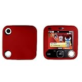 Premium Red Rubberized Snap-On Cover Hard Case Cell Phone Protector for Nokia Twist 7705