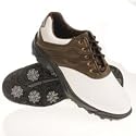 Footjoy Greenjoys White/Brown 9